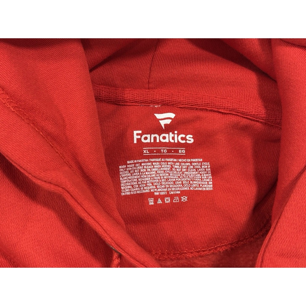 Fanatics Kansas City Chiefs NFL Team Apparel Hoodie Size XL New - Picture 5 of 6